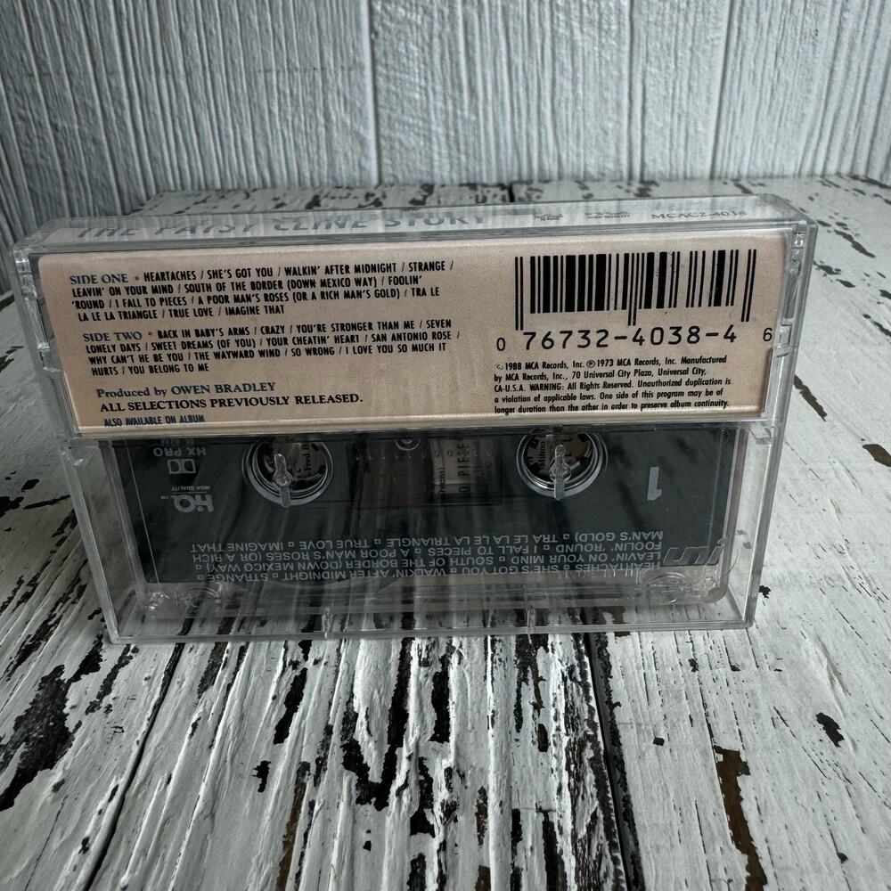 The Patsy Cline Story by Patsy Cline (Cassette, May-1989, MCA) Vintage Tape - Picture 5 of 5